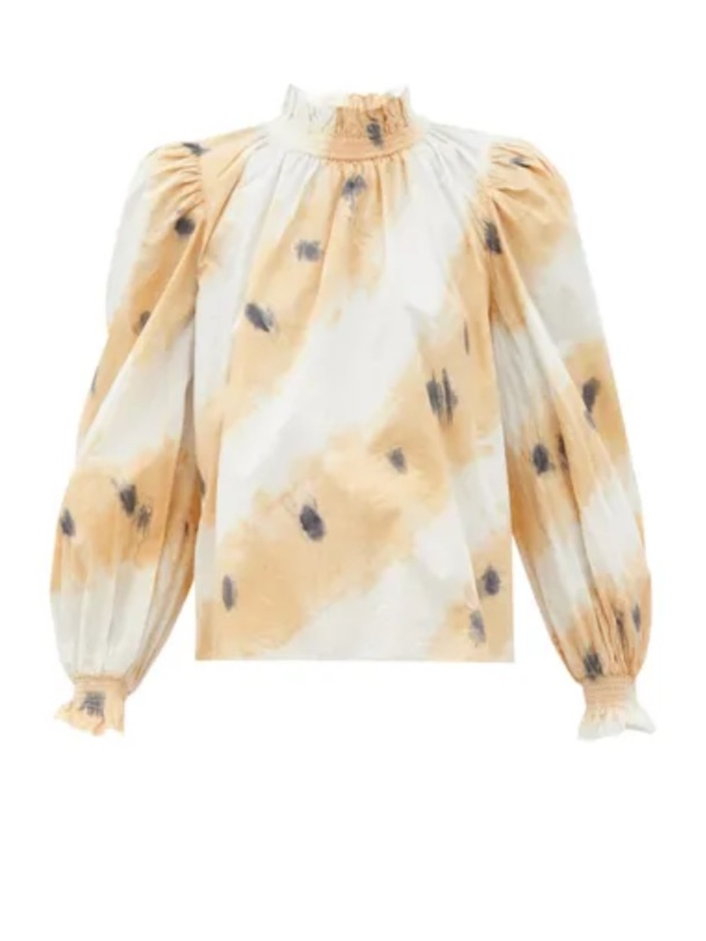 Sea New York Tie-Dye Blouse with Smocking